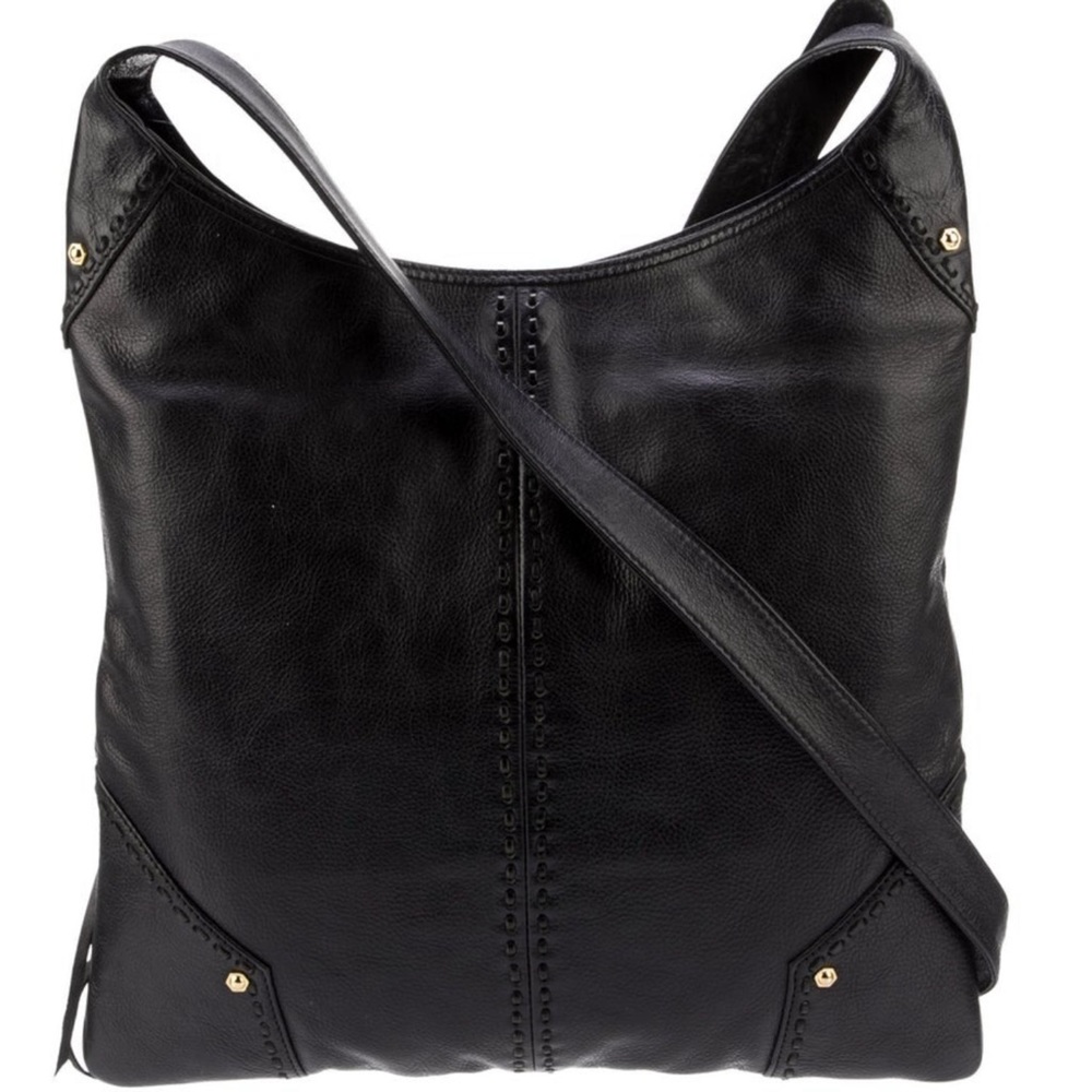 NWT-Rebecca Minkoff Women's Black Love Letters Tri Zip Bag - Picture 4 of 5